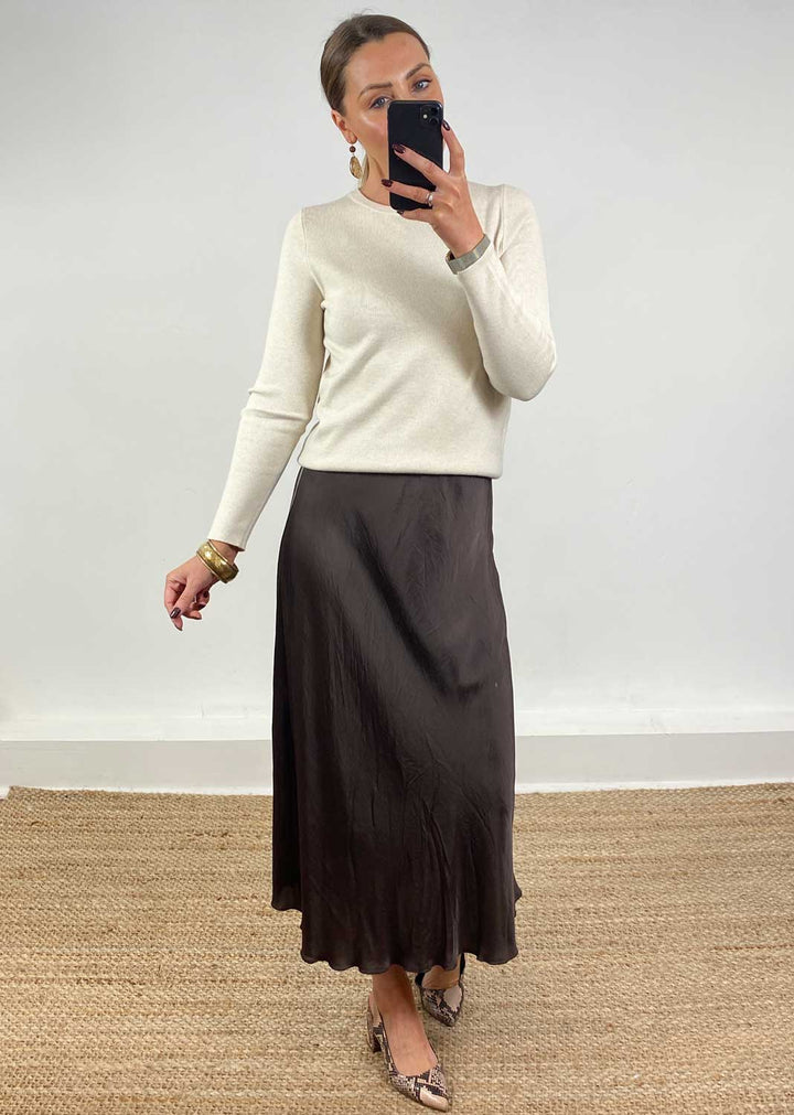 Silky Skirt Chocolate
