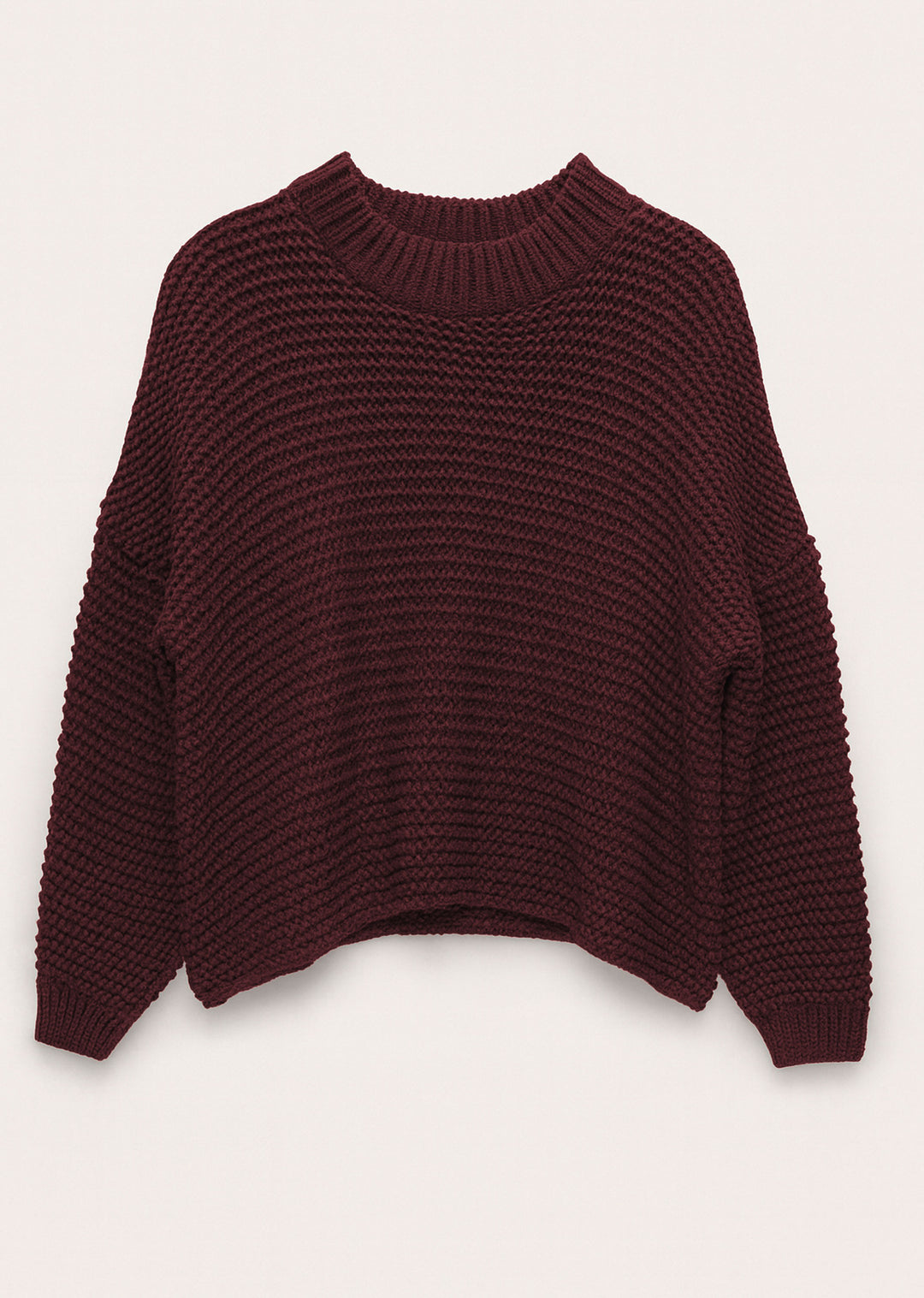 Knit Jumper Burgundy