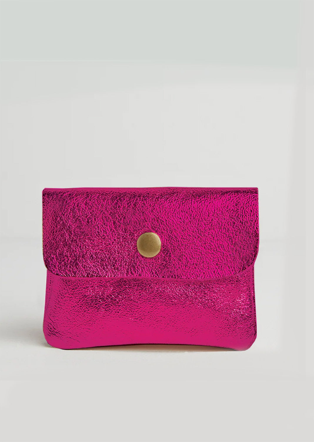 Pink metallic outlet purse