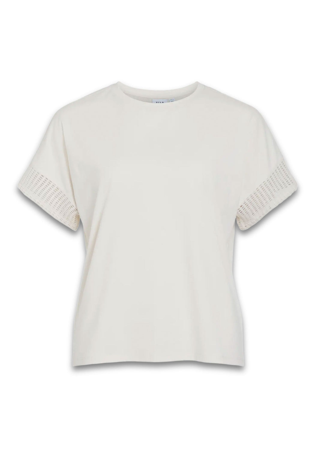 Zima Crochet Tshirt in Cream