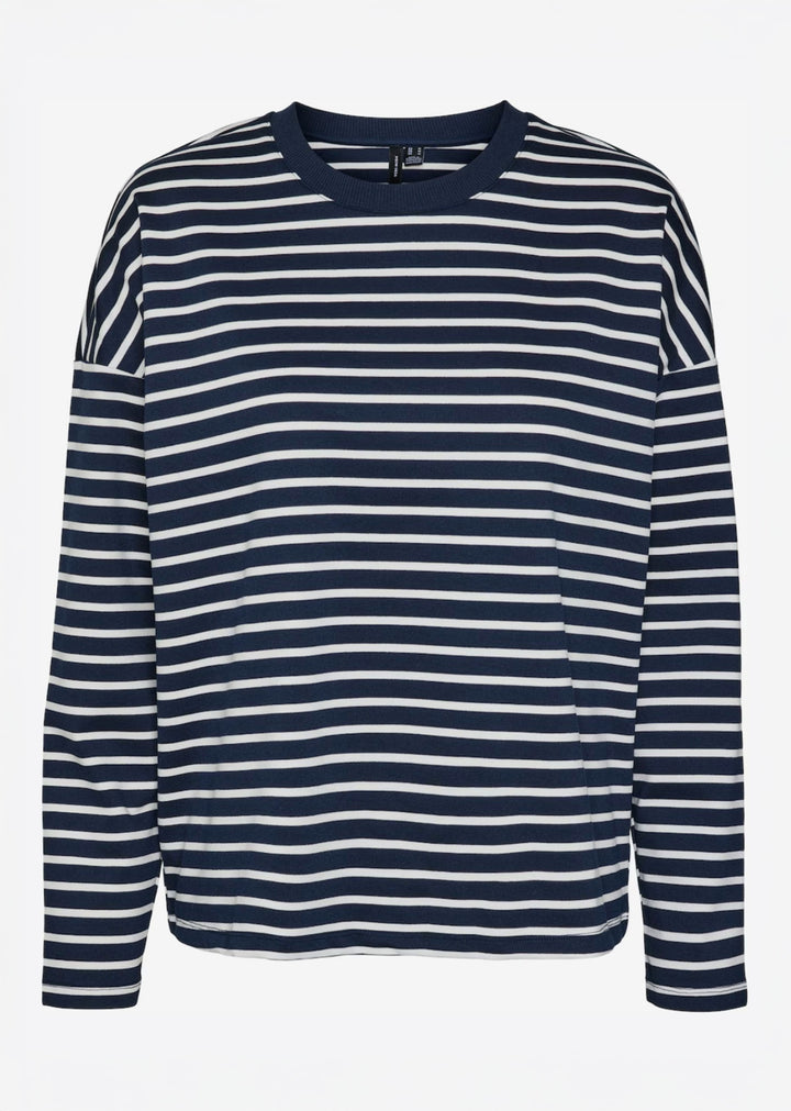 Stripe Sweater Navy