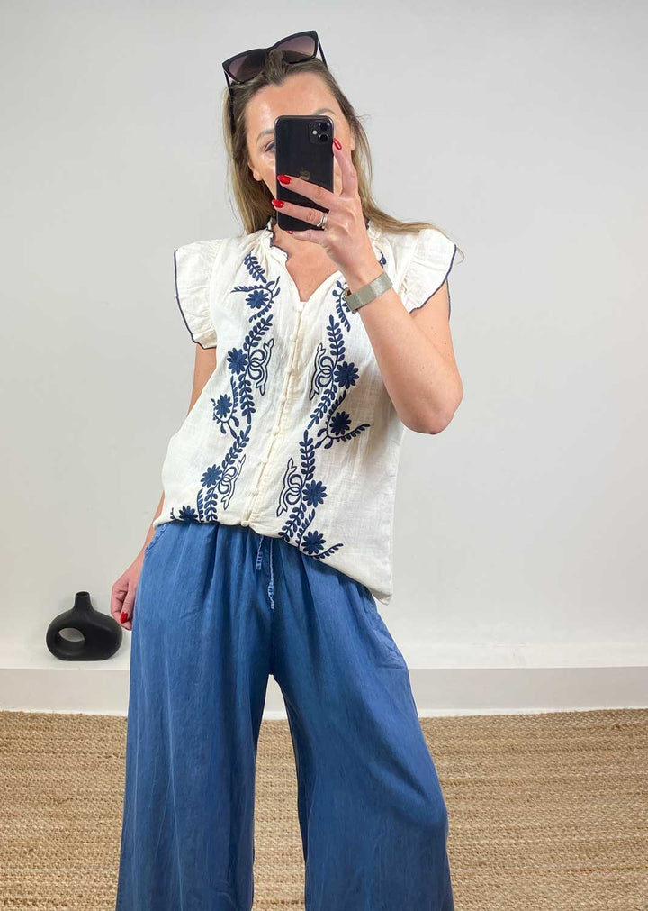 Alessia Embroidered Blouse