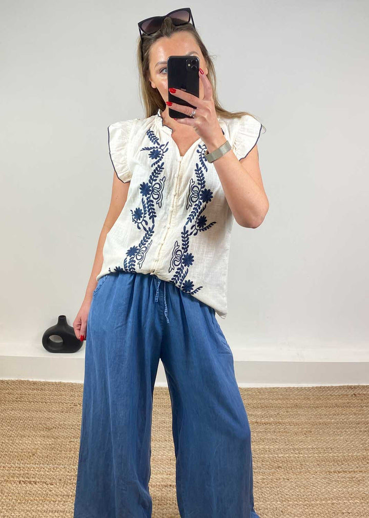 Alessia Embroidered Blouse