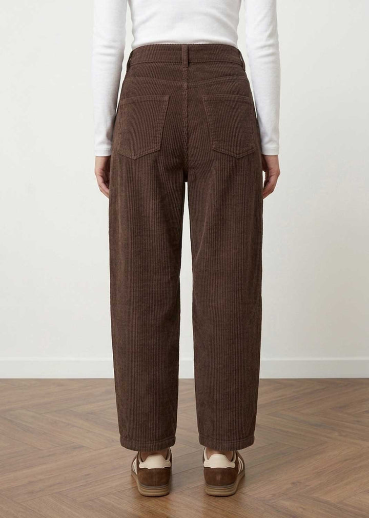 Alexis Brown Cord Barrel Pants