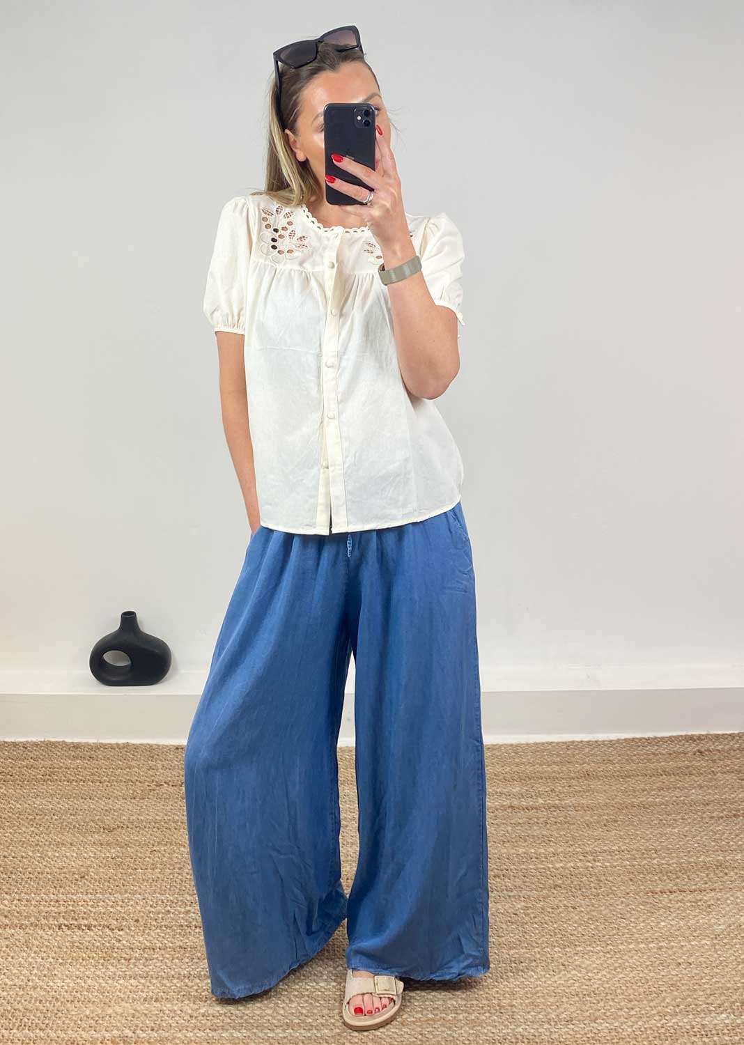 Amelie Embroidered Blouse