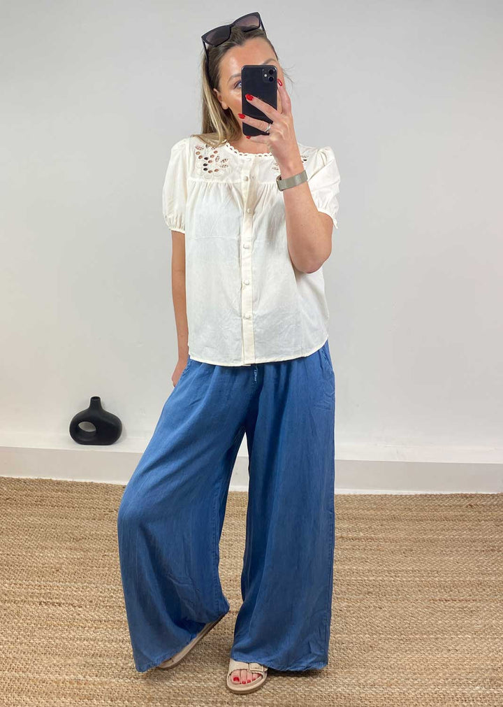 Amelie Embroidered Blouse