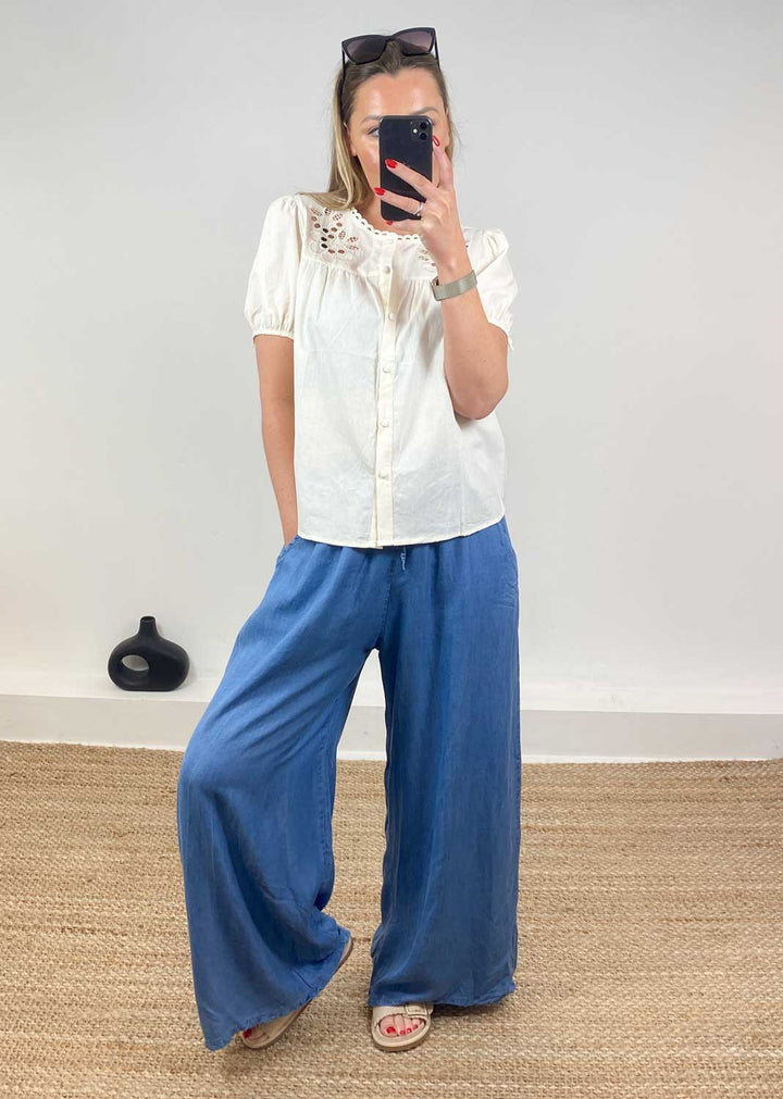Amelie Embroidered Blouse