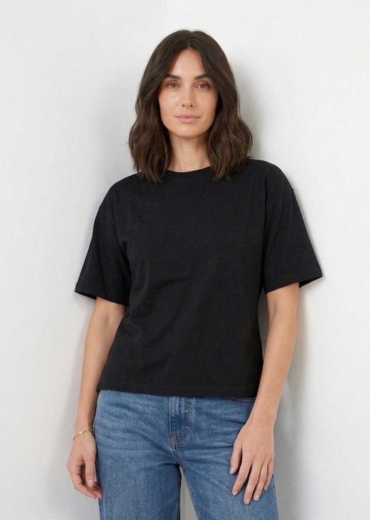 Annie Black Peplum T-shirt