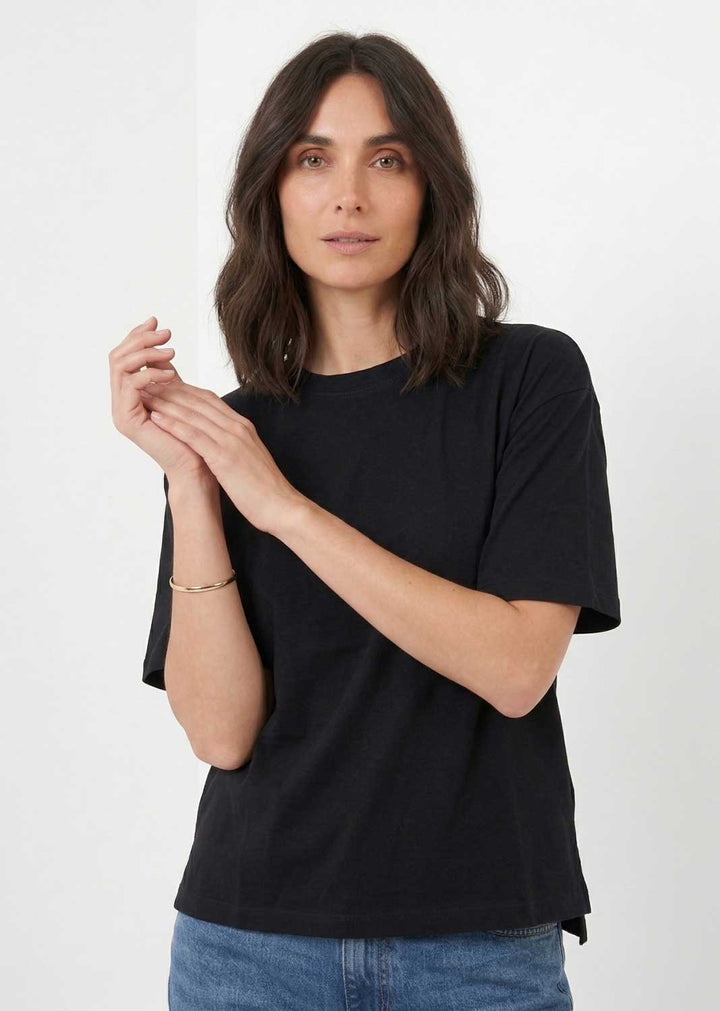 Annie Black Peplum T-shirt