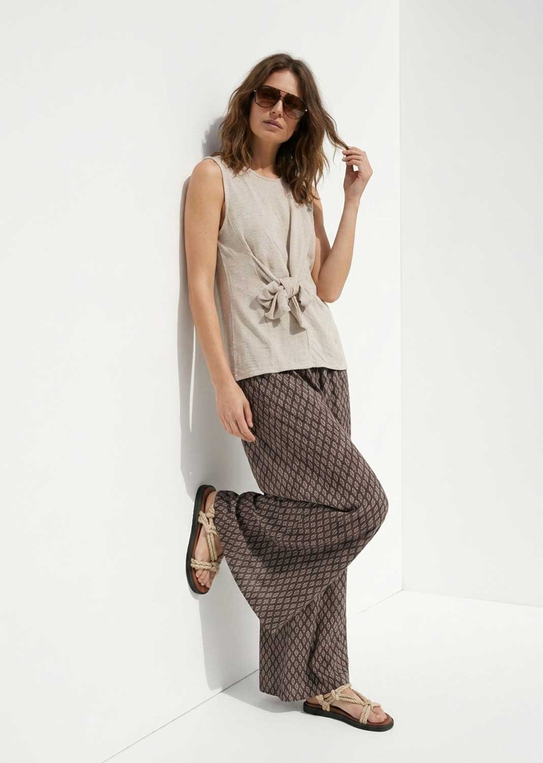 printed palazzo pants