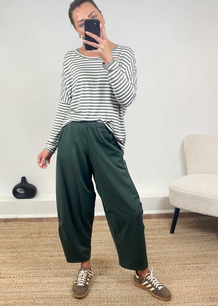 Aspen Jersey Barrel  Pants Khaki