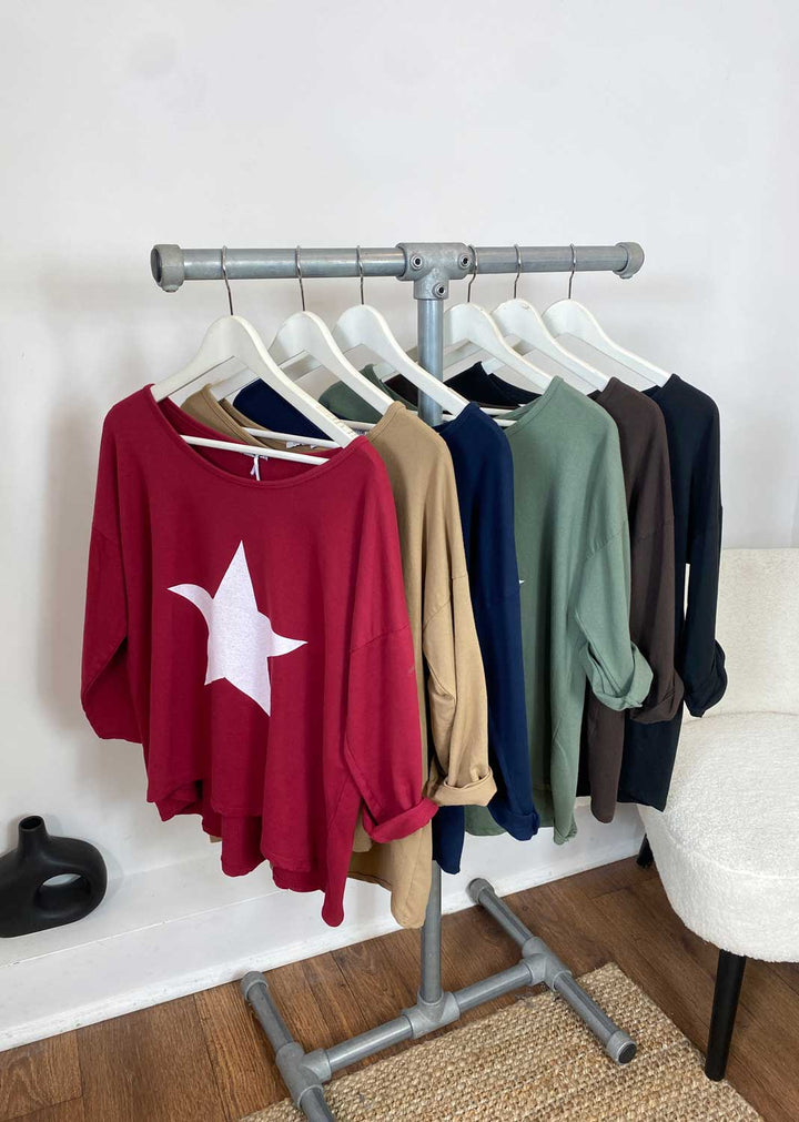 Astria Jersey Star Sweater