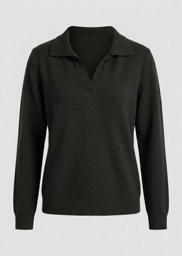 Becki Collared Knit Top