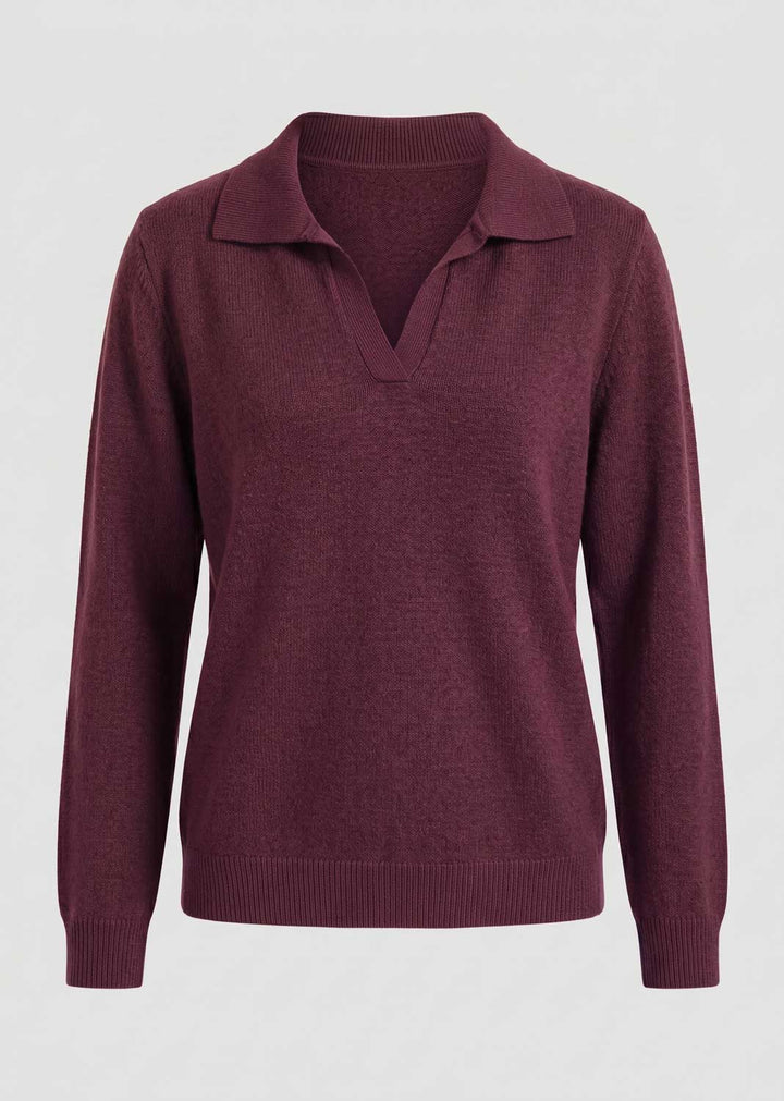 Becki Collared Knit Top