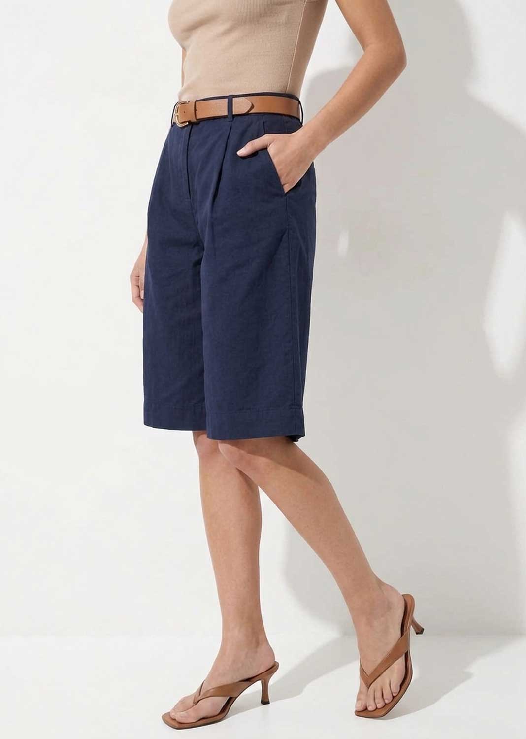 Cali Navy Magic Bermuda Shorts