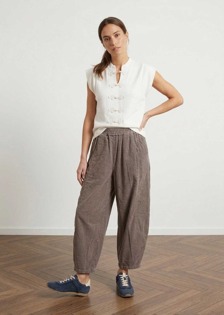 Beckett Mole Babycord Barrel Pants