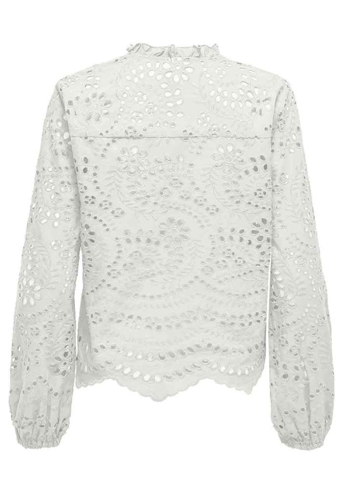 ONLY Bine Broderie Anglaise Blouse