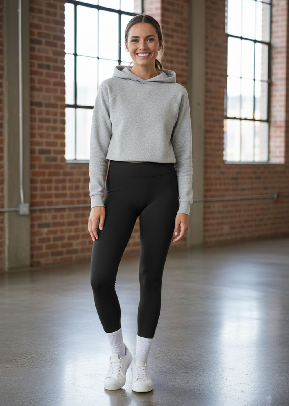Natalie Fleece Lined Leggings Black