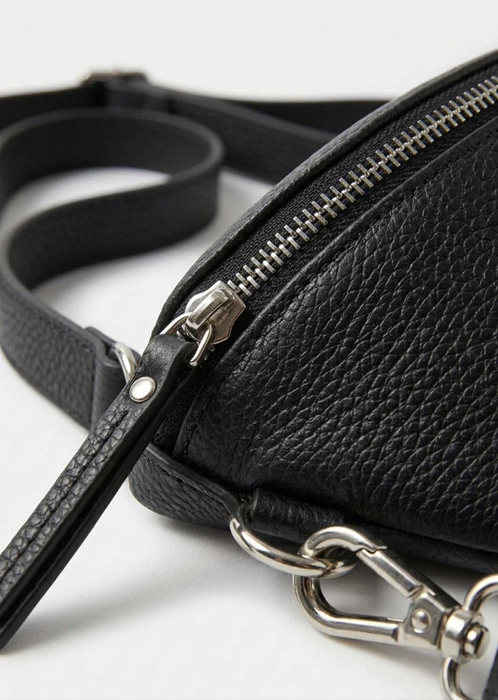 Bonnie Black Leather Sling Bag