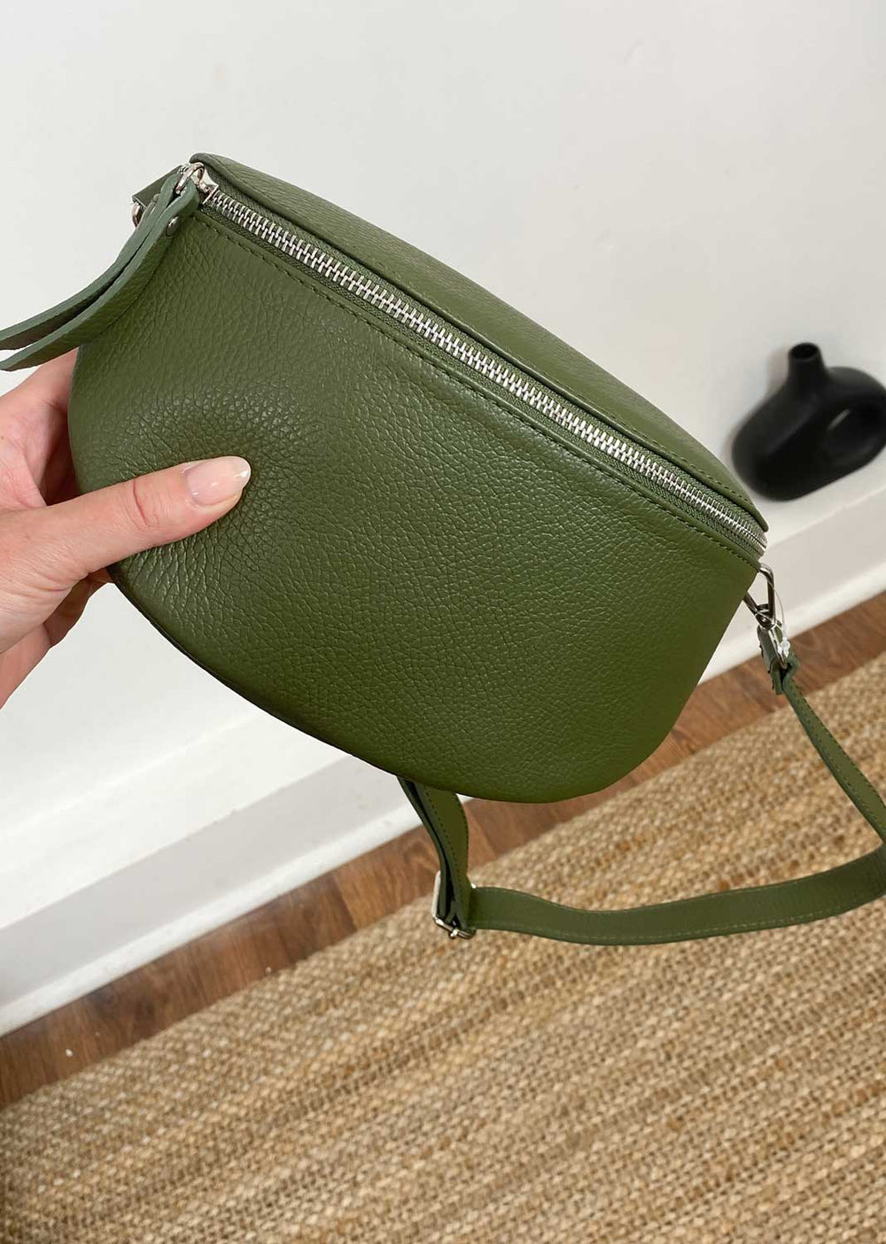 Kkaki Leather Sling Bag