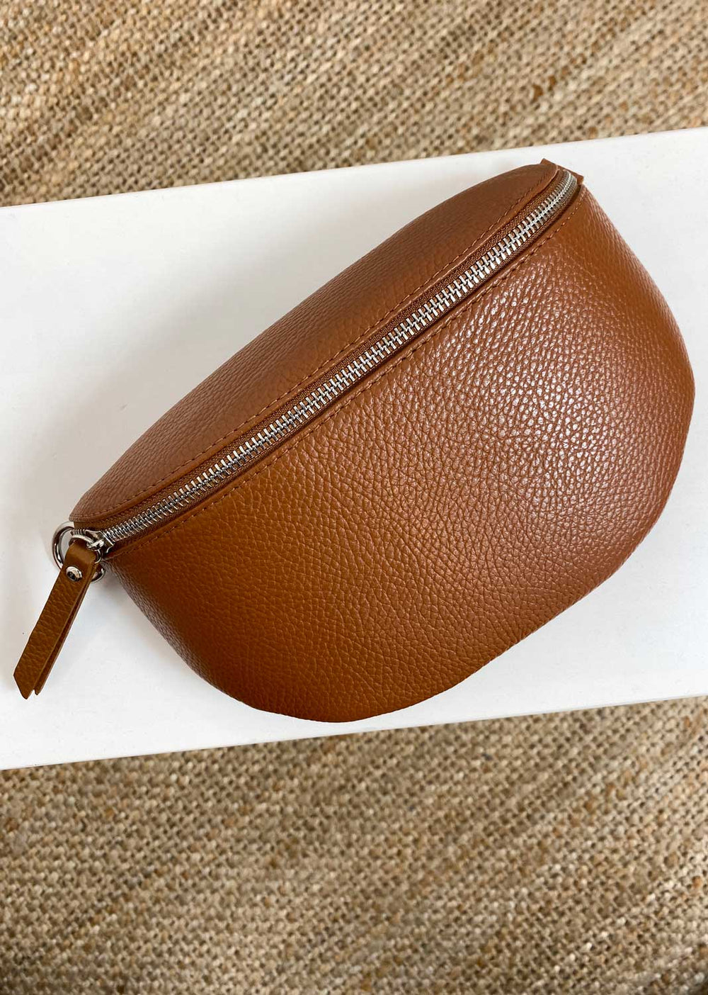 Bonnie Leather Sling Bag Tan