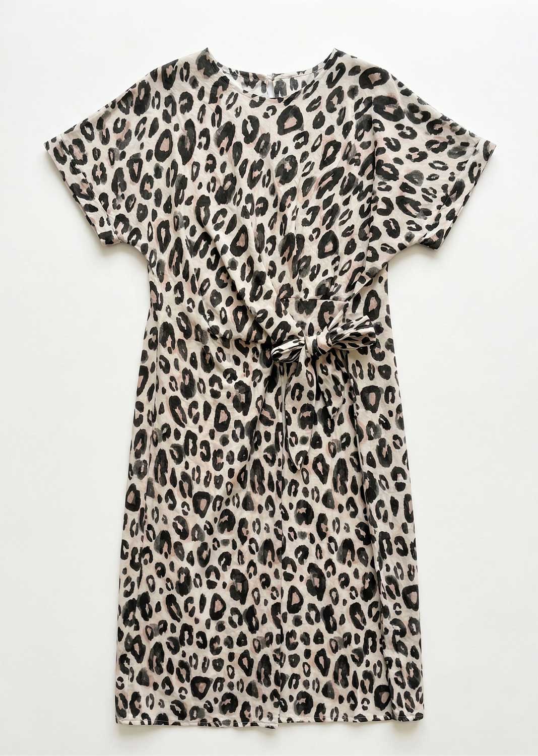 Brooke Leopard Tie Dress