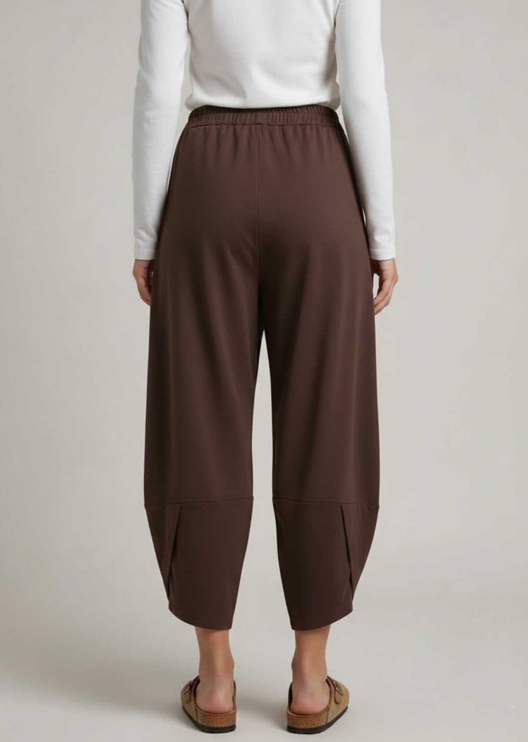 Buxton Jersey Barrel Pocket Pants  Brown