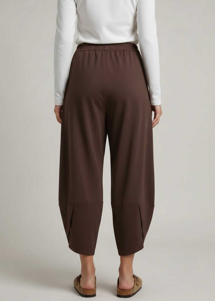 Buxton Jersey Barrel Pocket Pants  Brown