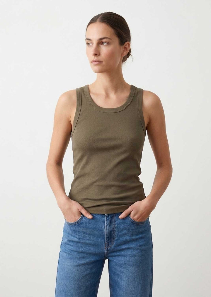 Carry Khaki Premium Vest Top