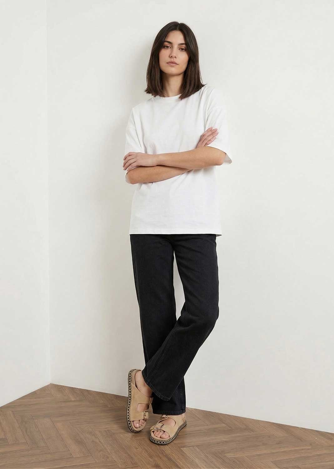 premium white oversized tshirt 