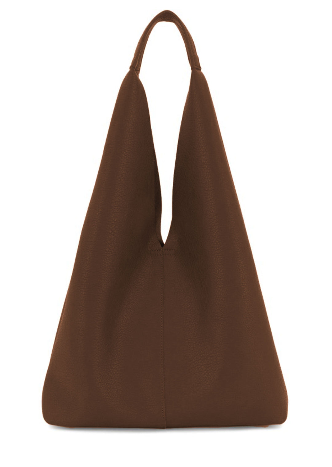 Slouchy 2 in 1 Tote Bag in Chocolate