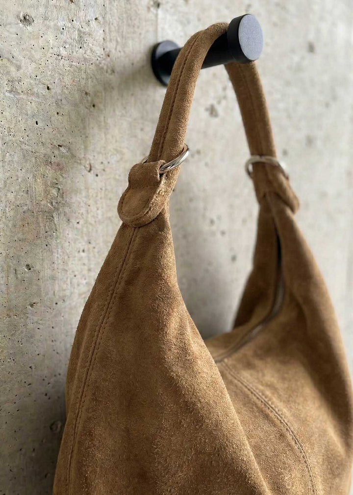 Cisco Suede Bag in Beige