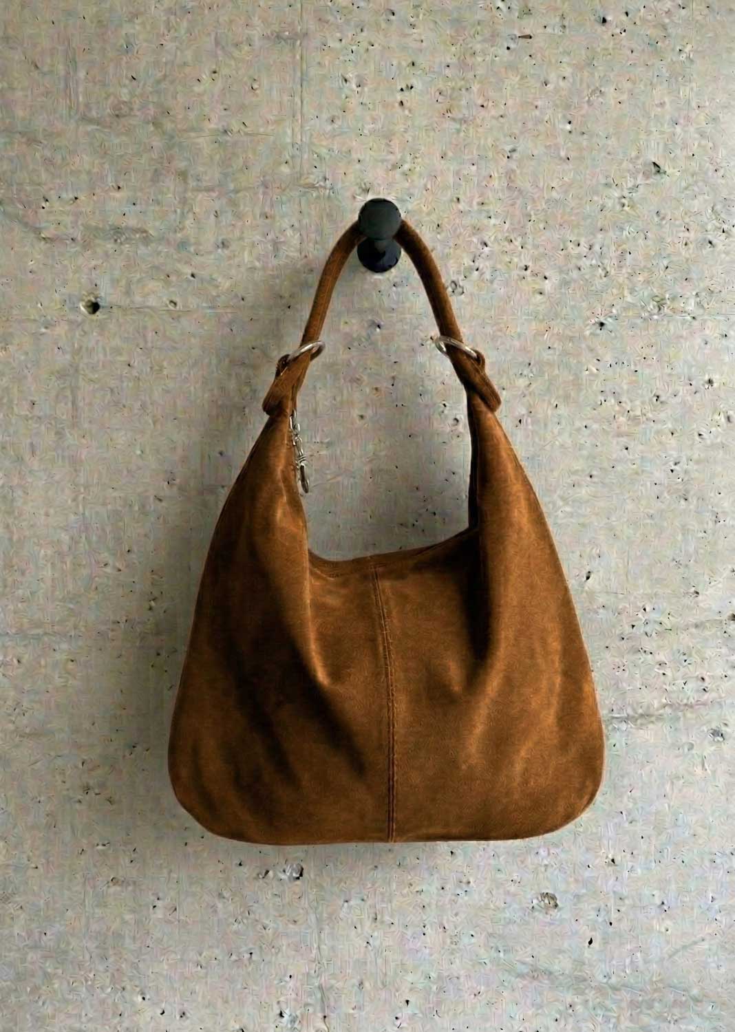 tan suede bag 