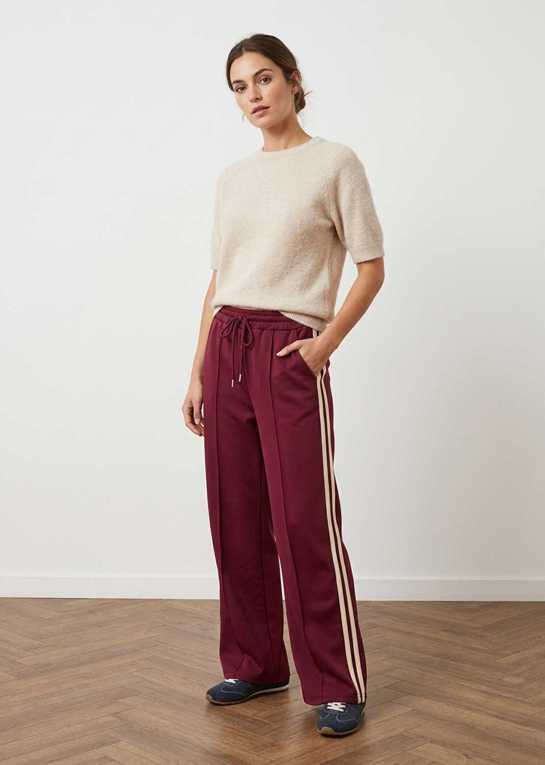 Gracie Beige Wool Blend Knit Top
