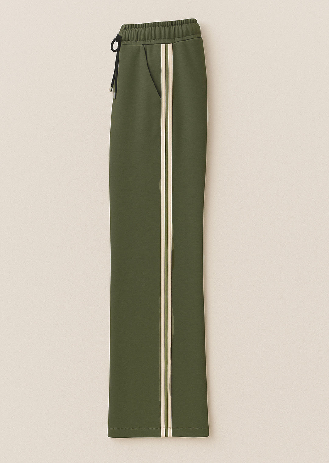 Cory Side Stripe Track Pants Khaki