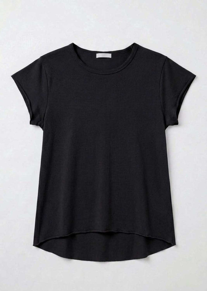 Davina Black Relaxed Fit T-Shirt