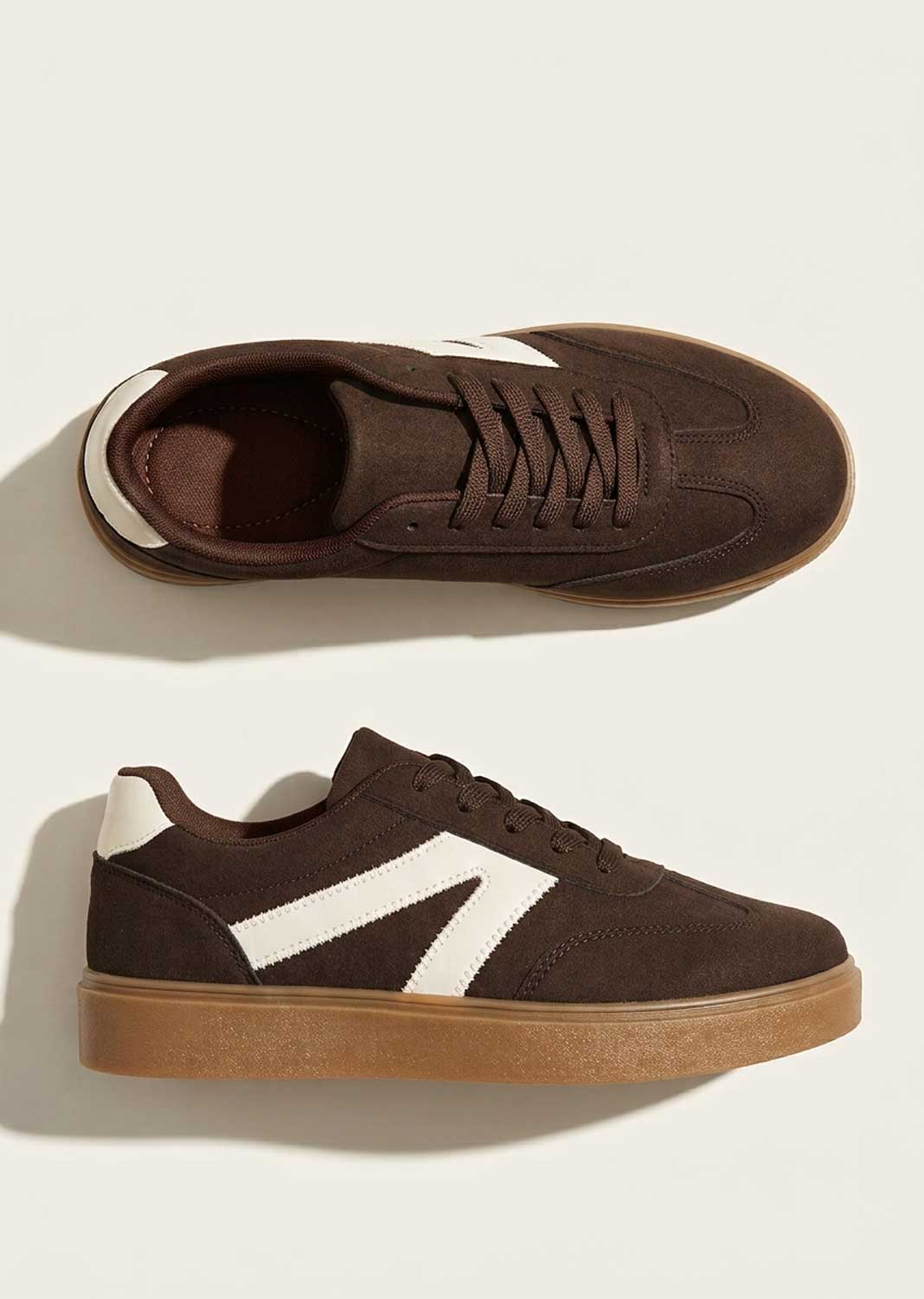 brown sneaker
