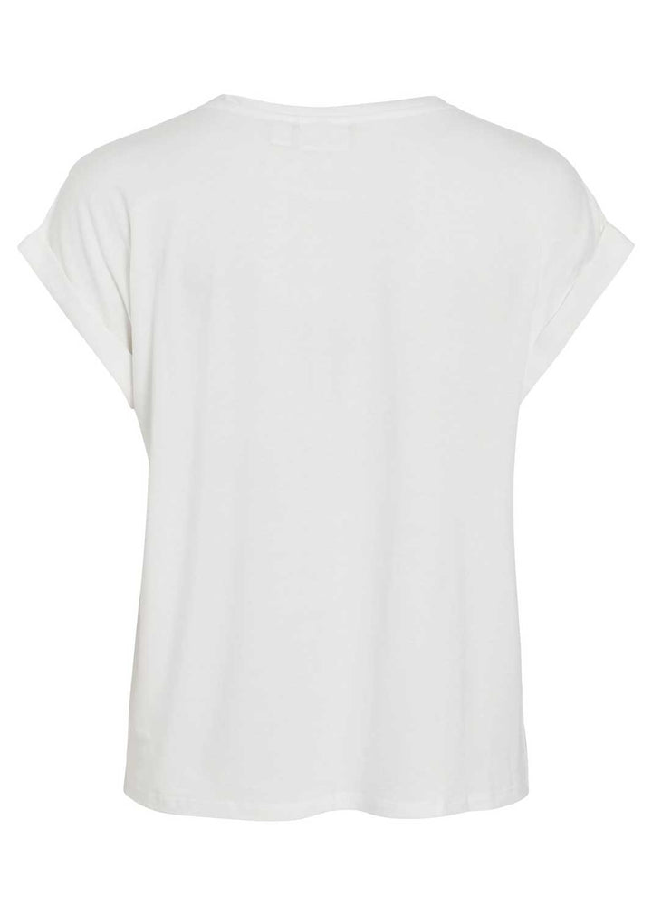 Ellette Satin Top White