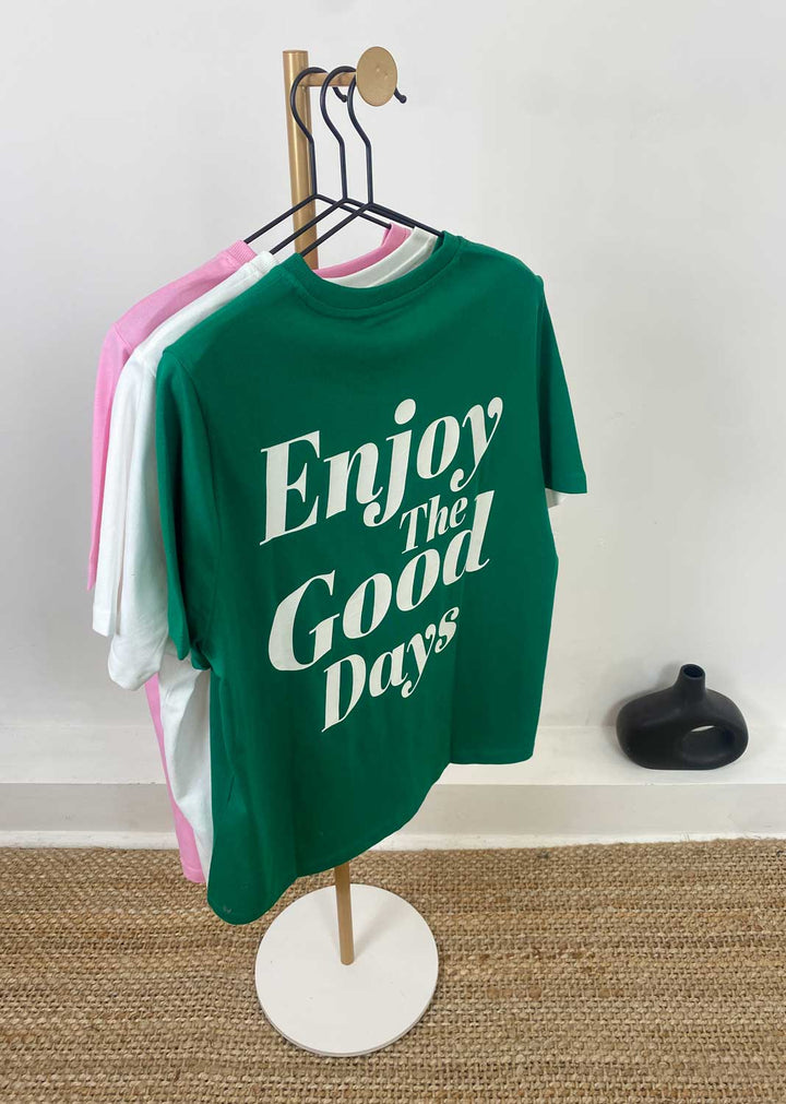 Katrine Good Days Slogan T-shirt