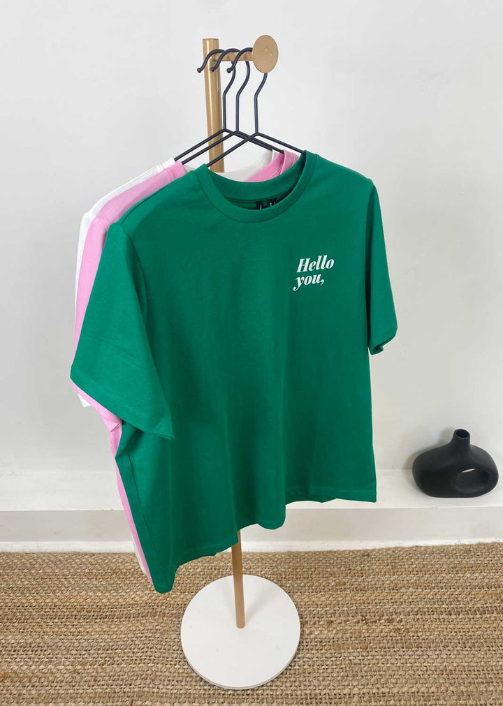 Katrine Good Days Slogan T-shirt