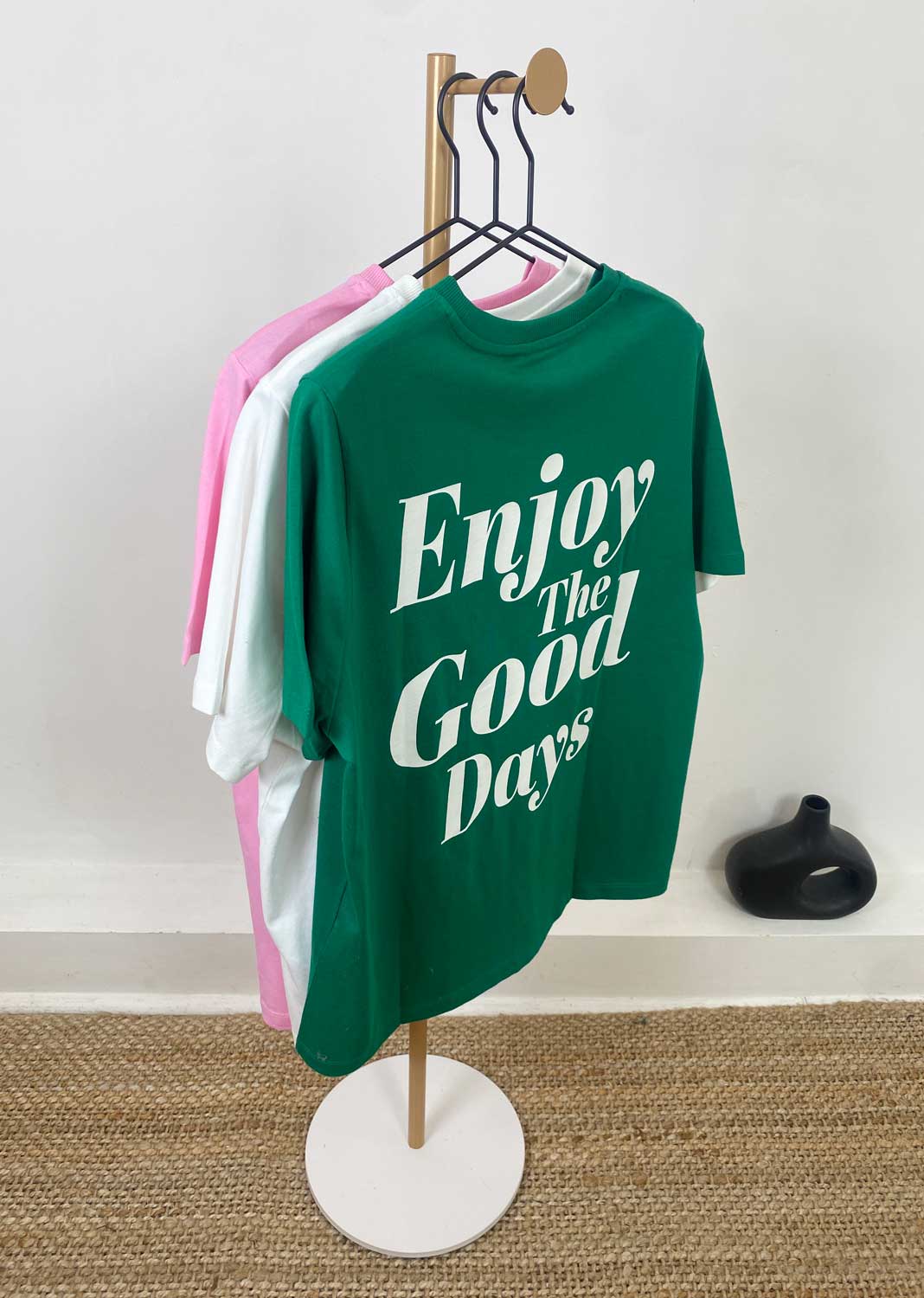 Katrine Good Days Slogan T-shirt