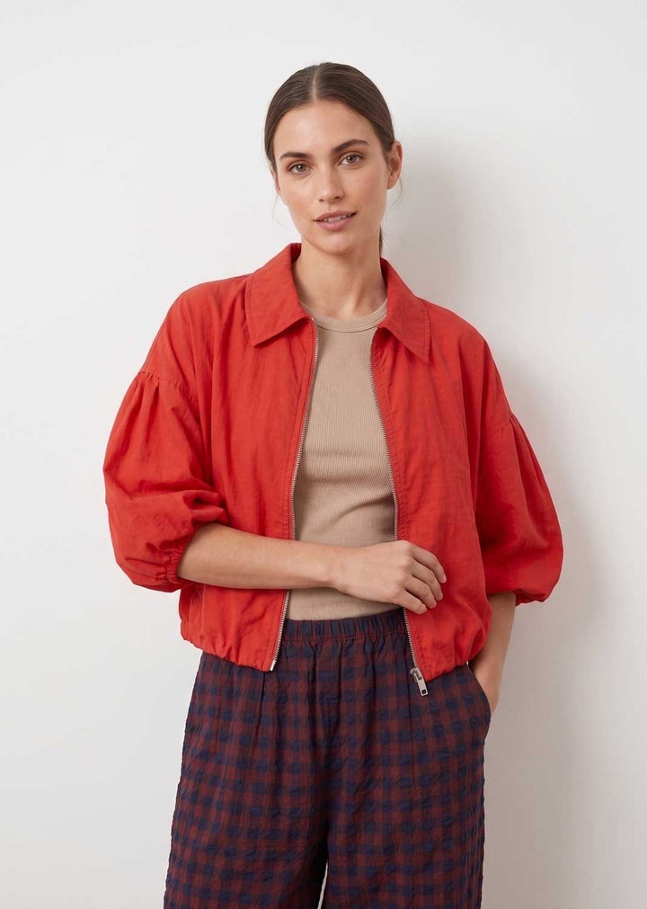 Finn Red Zip Up Jacket