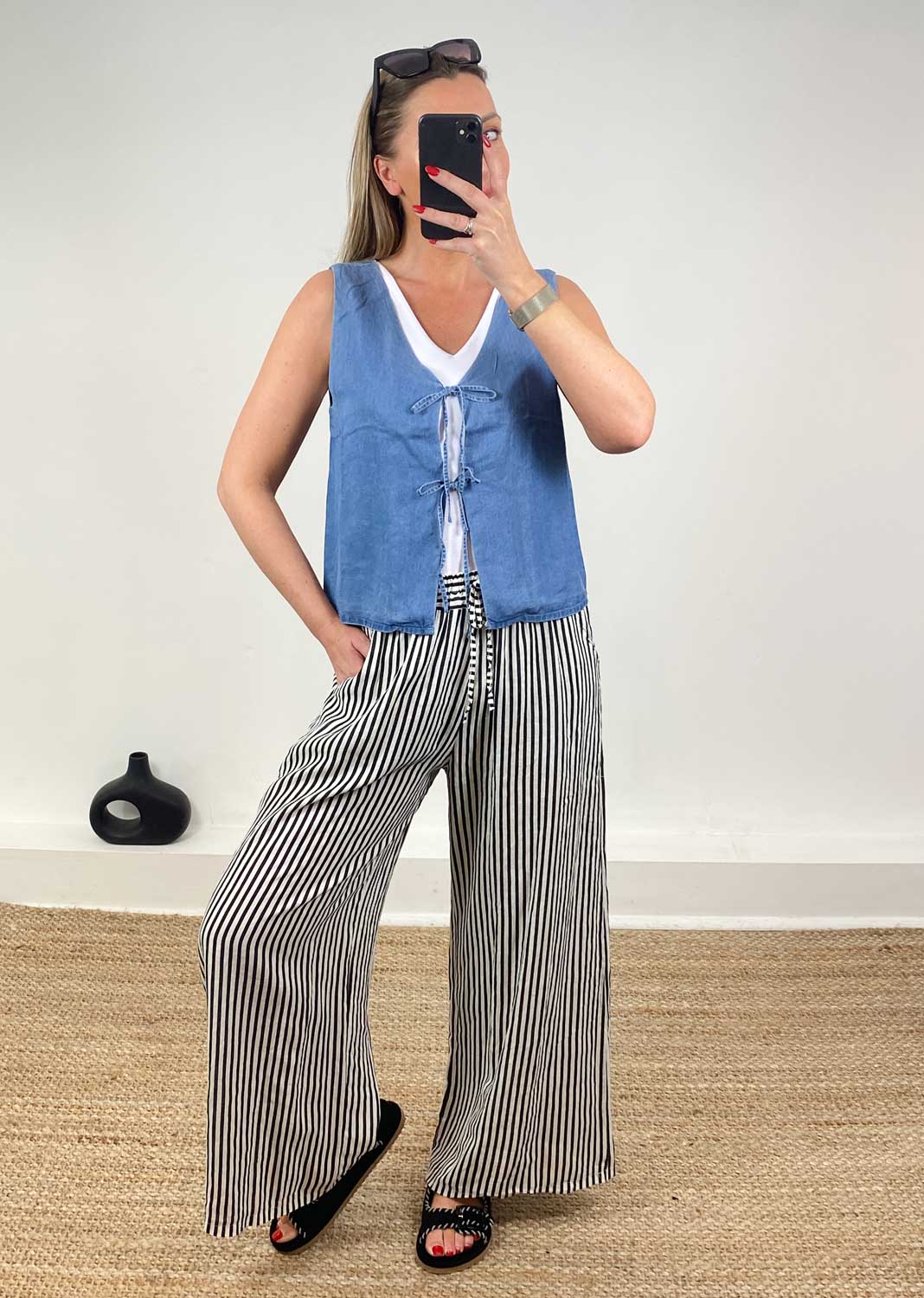 Fleur Tencel Waistcoat
