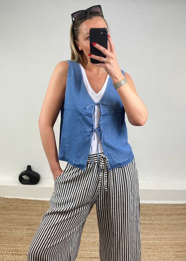 Fleur Tencel Waistcoat