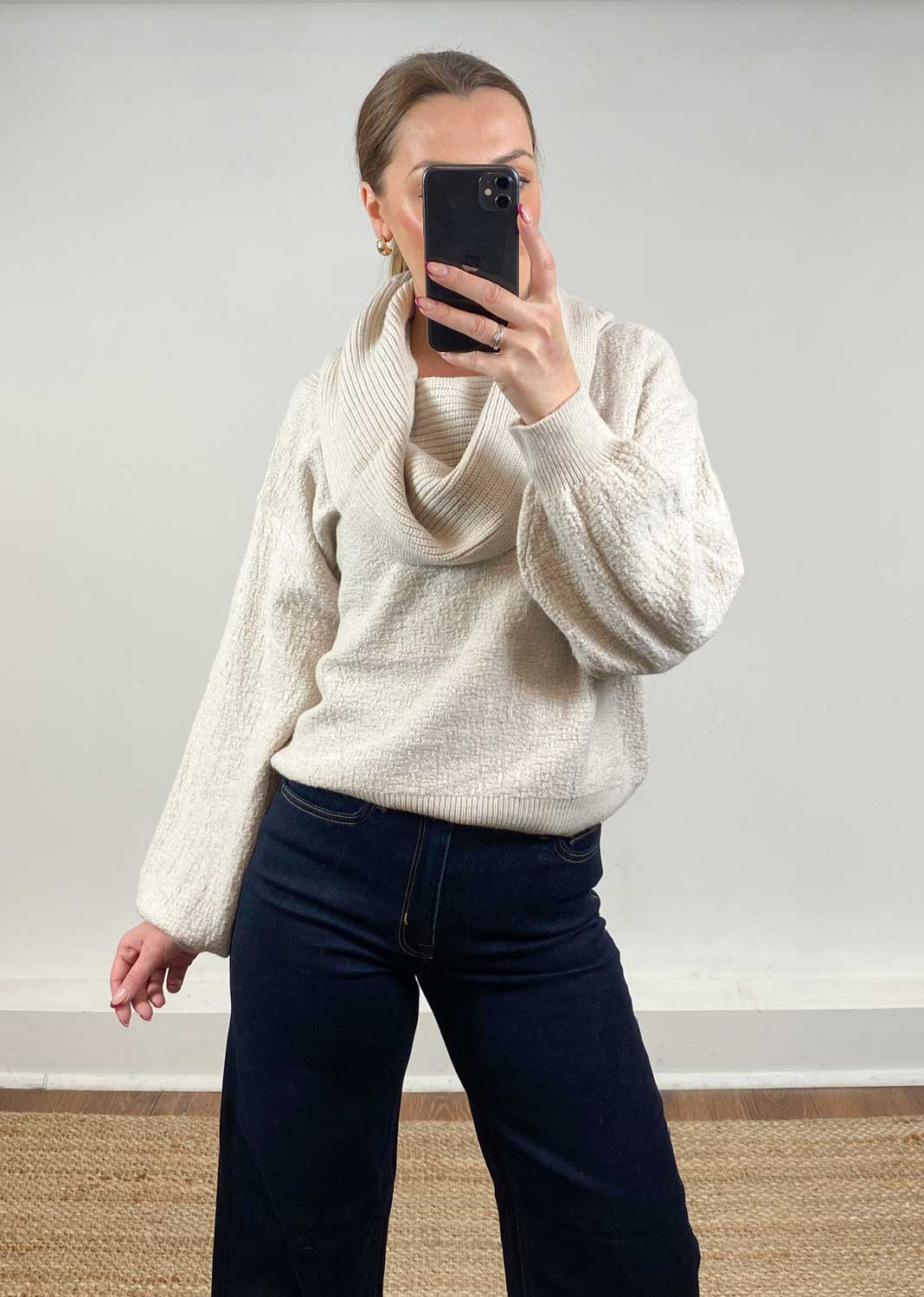 Gina Knit Jumper Beige