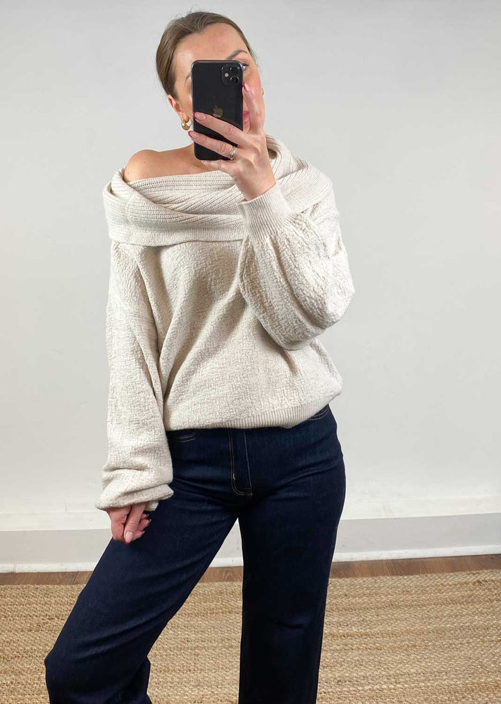 Gina Knit Jumper Beige