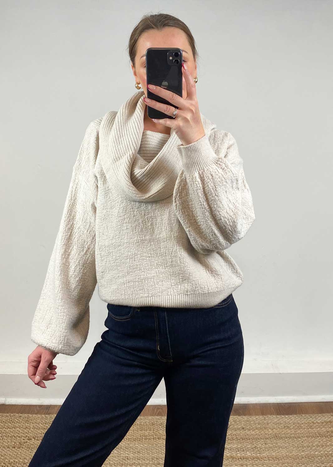 Gina Knit Jumper Beige