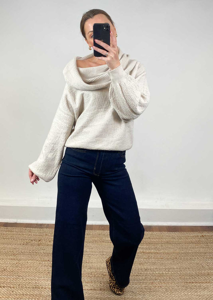 Gina Knit Jumper Beige
