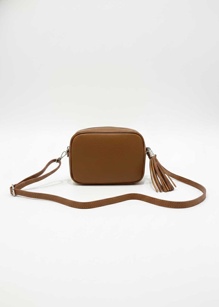 Global Leather Camera Bag- Tan