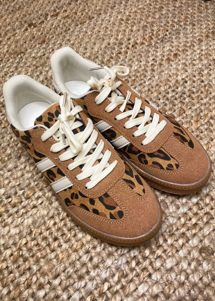 Hadley Leopard Trainers